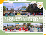 Penuh Warna dan Semangat, Senam Kreasi Buka Rangkaian Class Meeting MTsN 9 Blitar