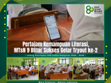 Pertajam Kemampuan Literasi, MTsN 9 Blitar Sukses Gelar Tryout ke-2 Mapel Bahasa Indonesia