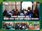 Sambut Ramadan 1447 H, MTsN 9 Blitar Gelar Tahlil dan Doa Bersama