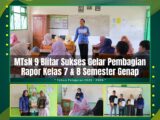 MTsN 9 Blitar Sukses Gelar Pembagian Rapor Semester Genap Tahun Pelajaran 2025/2026